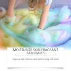 Bath Bomb Lasting Fragrance Aromatherapy Floral Scent Exfoliating Moisture Body Wash Cleansing Spa Salt Ball Bubble Bombs Shower