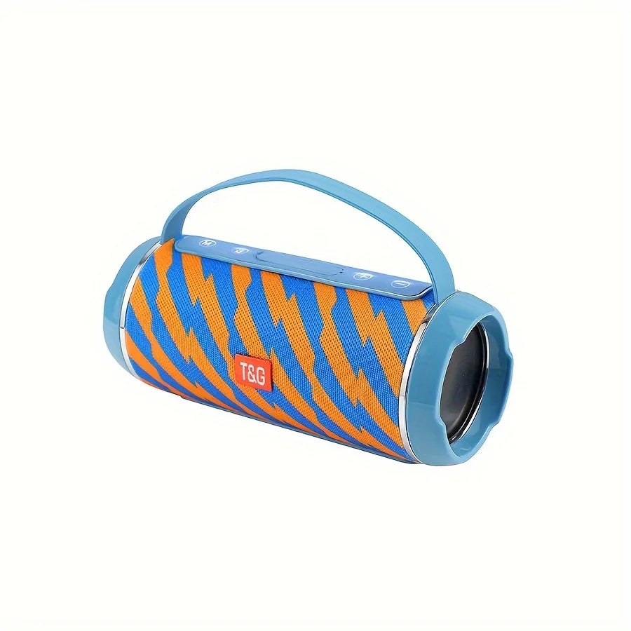 TG116C Outdoor Portable Upright Wireless Compatible Speaker, Cute Little Cube Speaker Music player, Support USB/ TF/ FM Radio Mu