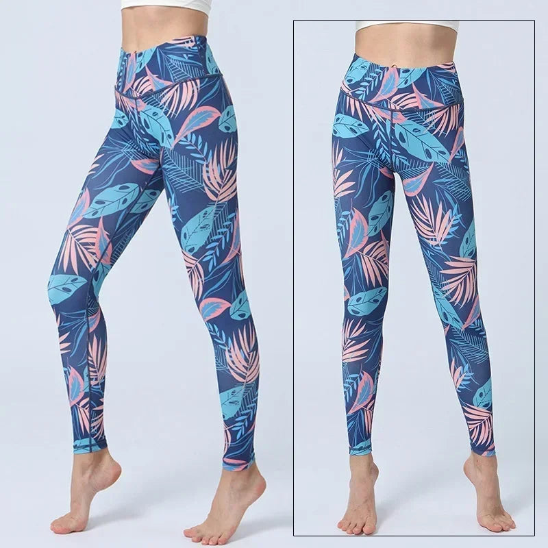 Cloud Hide Yoga Pants Long Sports Leggings Women Fitness Tights Girls High Waist Running Workout Trouser Plus Size Tummy Control
