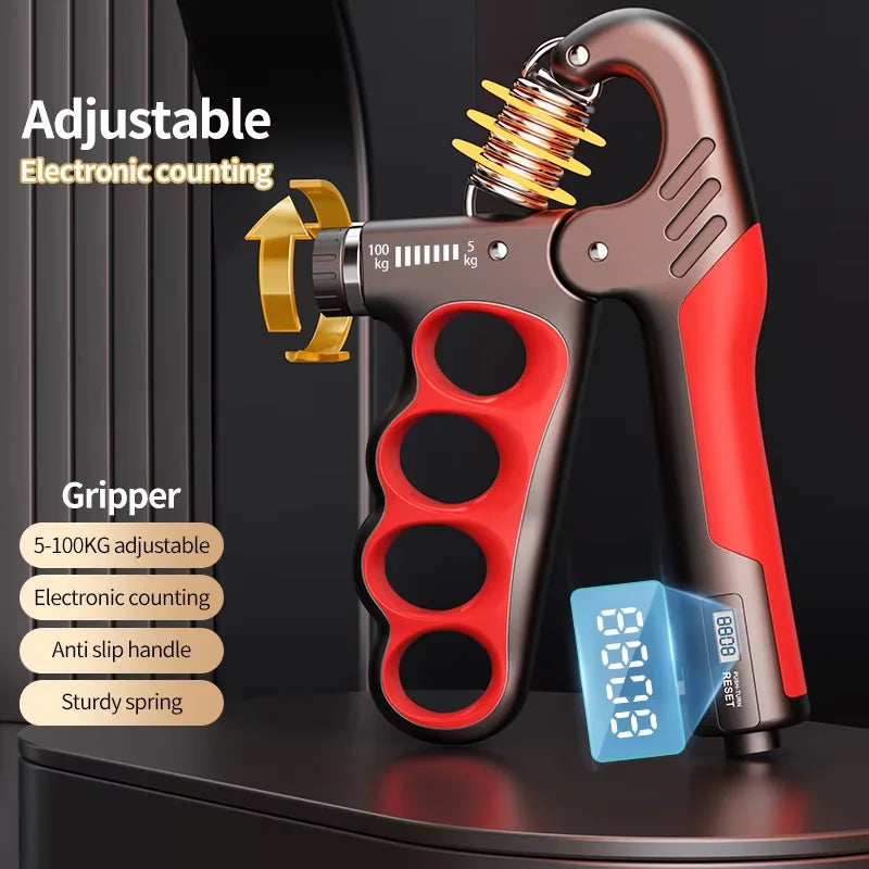 5-100Kg Adjustable Heavy Gripper Fitness Hand Exerciser Wrist Training Increase Strength Spring Finger Pinch Carpal Expander Ürün ana görseli