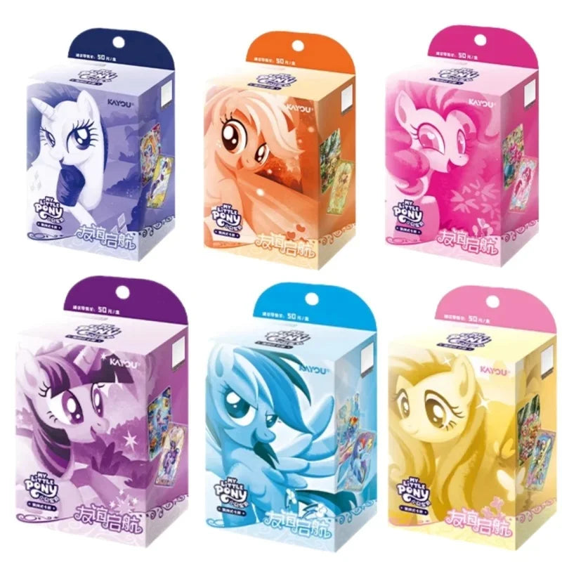 KAYOU Genuine My Little Pony Card Friendship Forever Cards Star Pack Gorgeous Gilded Princess Cards Collectible Card Toys Gifts
