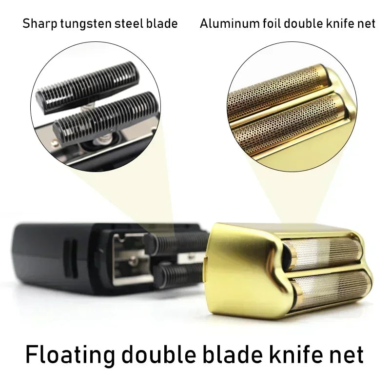 11000 RPM POP Barbers P620 Professional Electric Men's Beard Trimmer Double Foil Shaver Electric Shaver USB Hair Cutting Machine Secondary image