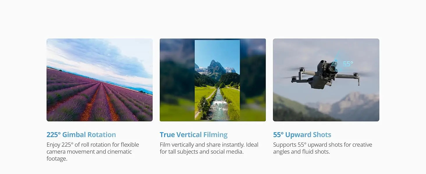 [EU STOCK] DJI Mini 5 Pro Ultra-Light & Foldable Drone with Camera 1-Inch CMOS Omnidirectional Obstacle Sensing ActiveTrack 360° 225° Gimbal Rotation 20km Transmission 4K Drone for Beginners C0
