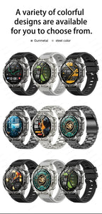 Smart Watch for Men GPS Offline Maps 2G ROM 10ATM Waterproof Heart Rate Diving Skiing Hiking Rugged Durable Smartwatch Men Women