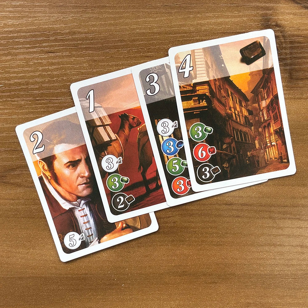 Investment&Gem Trading Strategy Board Game for Family 2-4 Players Economic Card Game English Spanish Version Party Tabletop Game