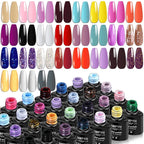 Nail Gel Polish Kit With LED Nail Lamp Semi-Permanent 27 Colors Soak Off Base&Top Coat Varnish Manicure Set For Nails Salon Kit