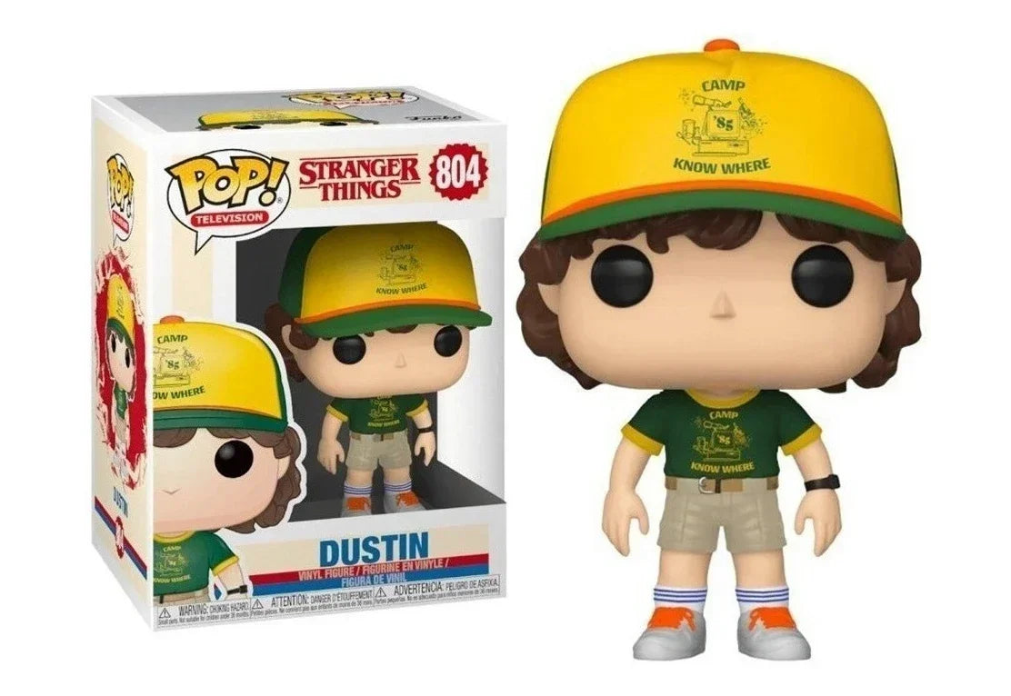 NEW!!! FUNKO POP Stranger Series #1462 Eddie #1250 Dustin Steve Robin Eleven Vinyl Action Figure Collection Models for Gifts