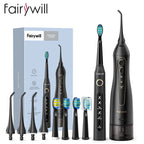 Fairywill Water Flossers Oral Irrigator & Electric Toothbrush Rechargeable Portable for Teeth Waterproof Teeth Cleaner