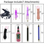 ROUGH BEAST Sex Machine for Women and Men with Dildo Attachment Automatic Masturbation Machine 3XLR Connector Sex Toys Products