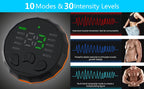Abdominal Muscle Stimulator Weight Belts Ab Toning Belt Muscle Toner Back Waist Home Fitness Slimming Massager USB Recharge