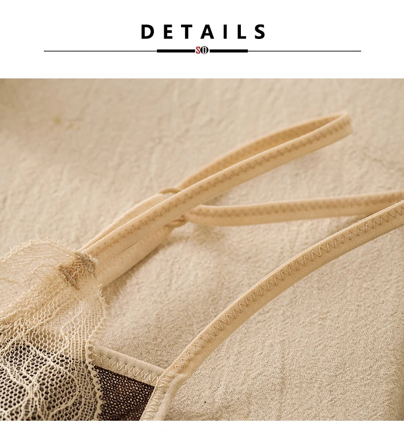 SuyaDream, Woman Lace Bra Set, Real silk Linings, Thin Mold Cup, Wire Free, Meshes Sheer Underwears, 2025 cozy Intimates
