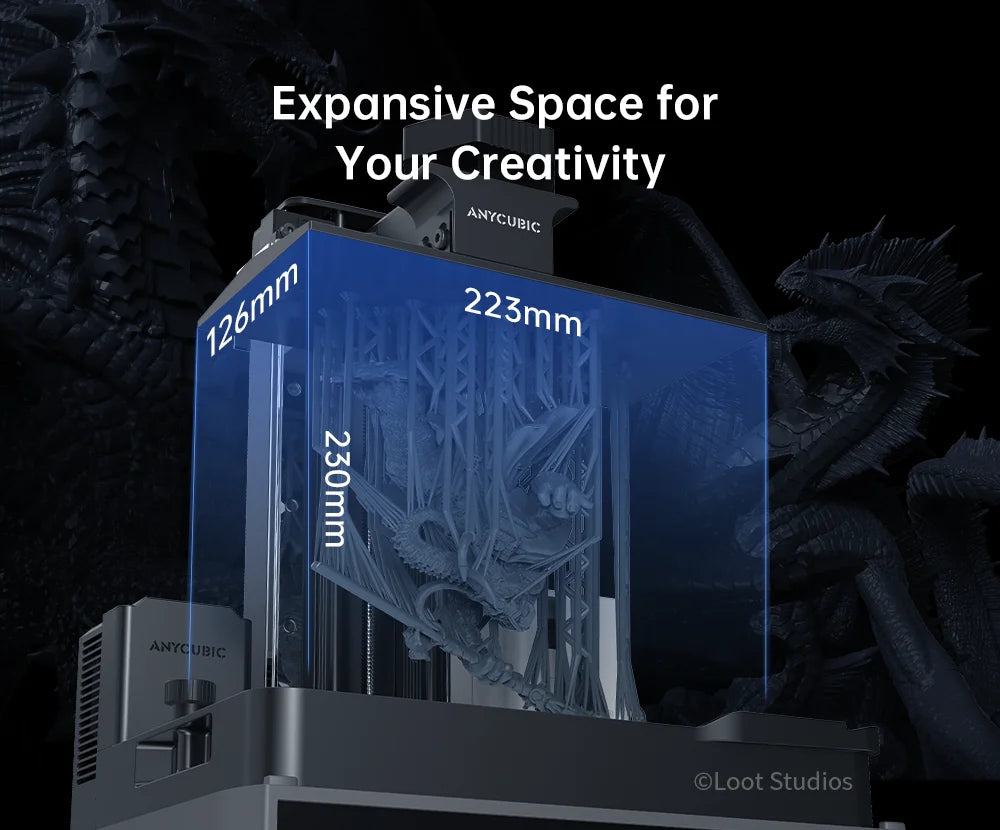 ANYCUBIC Photon Mono M7 Pro UV Resin 3D Printer 10'' 14K LCD 3D Printer With Automatic Resin Refill High Speed Printing
