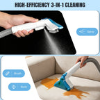 BRIEFNESS Cordless Upholstery Cleaner,2 Batteries, Stain Remover for Sofa,Mattress & Car Seat,Deep Pet Stain Removal for Fabric
