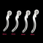 Stainless Steel Male Chastity Cage Cock Mamba Penis Ring Chastity Belt BDSM Erotic Urethral Lock Double-Arc Ring Sex Toy