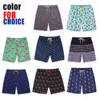 DATIFER Summer New Fashion Polyester Men Shorts Beach Quick Dry Printing Swimsuit Plus Size Mesh Liner Surfing Gym Shorts Men