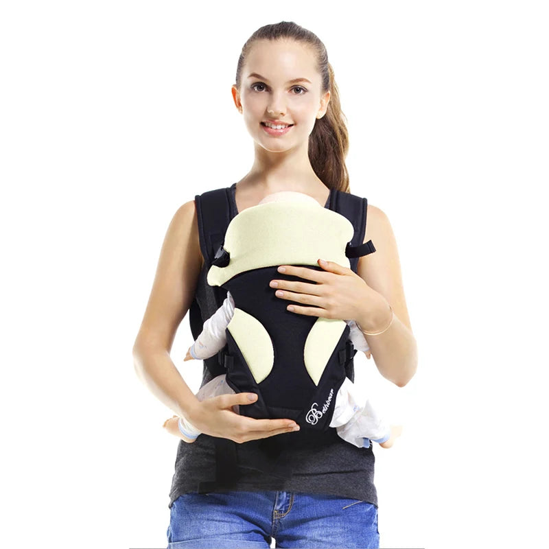 Baby Carrier Backpack Infant Strap Sling Portable Lightweight for Travel Front And Back Carring 4 Seasons Ürün ana görseli