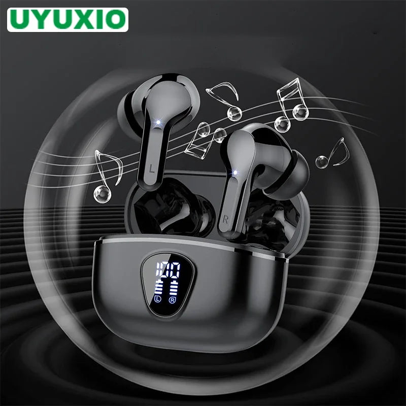 New Wireless Earbuds HiFi Stereo Headphones BT5.3 with ENC Noise Cancelling 48H LED Display Ear Buds IP7 Waterproof Earphones Ürün ana görseli