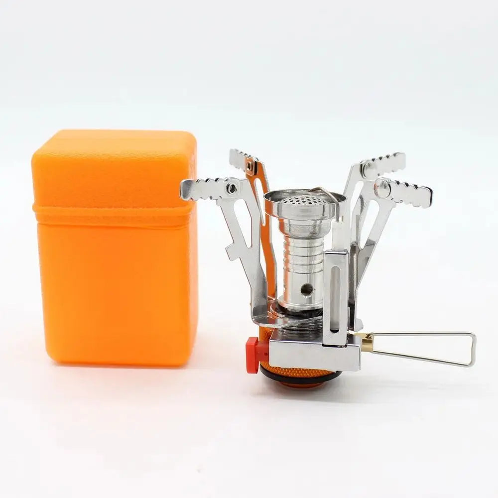 Foldable Outdoor Stove Ultra-light Alloy Mini Gas Stove for Camping Hiking Gas Furnace Portable Outdoor Cooking Picnic Cooker Ürün ana görseli