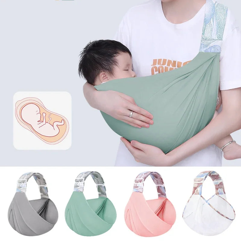 Adjustable Baby sling Wrap Baby Carrier Soft wrap Sling for Newborns Baby Carrier Scarf Toddler baby Sling Wrap Suspenders Ürün ana görseli