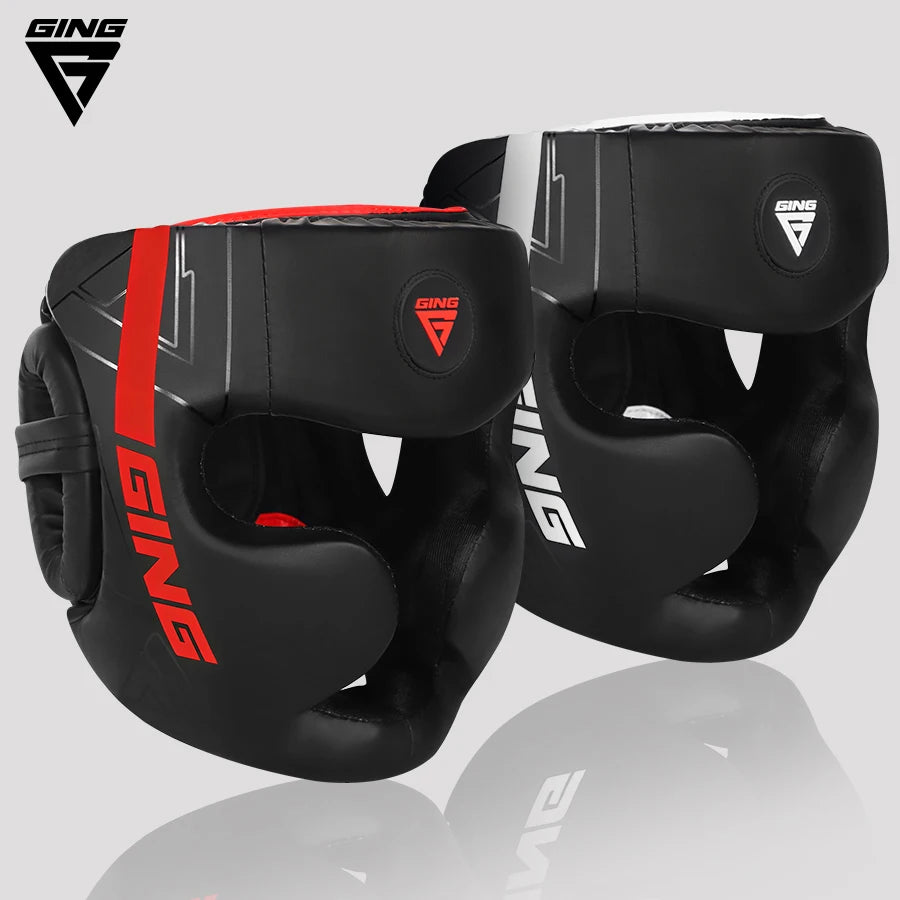 Boxing Helmet MMA Safety Free Fight Head Guard Protectors Adult Kid Training Headgear Muay Thai Kickboxing Full-covered Helmets Ürün ana görseli