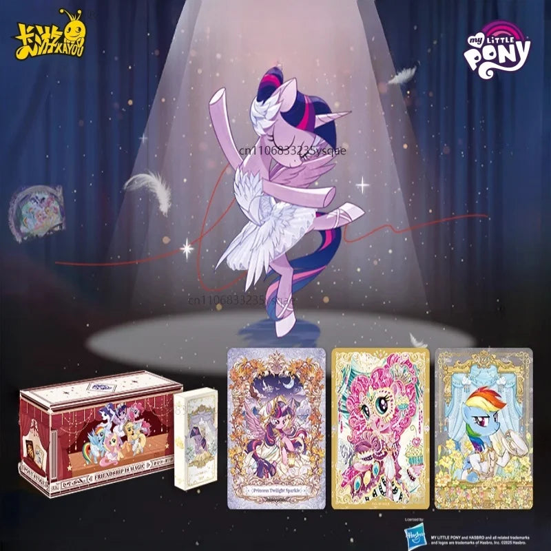KAYOU Genuine My Little Pony Card Friendship Forever Cards Star Pack Gorgeous Gilded Princess Cards Collectible Card Toys Gifts Ürün ana görseli