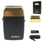 11000 RPM POP Barbers P620 Professional Electric Men's Beard Trimmer Double Foil Shaver Electric Shaver USB Hair Cutting Machine