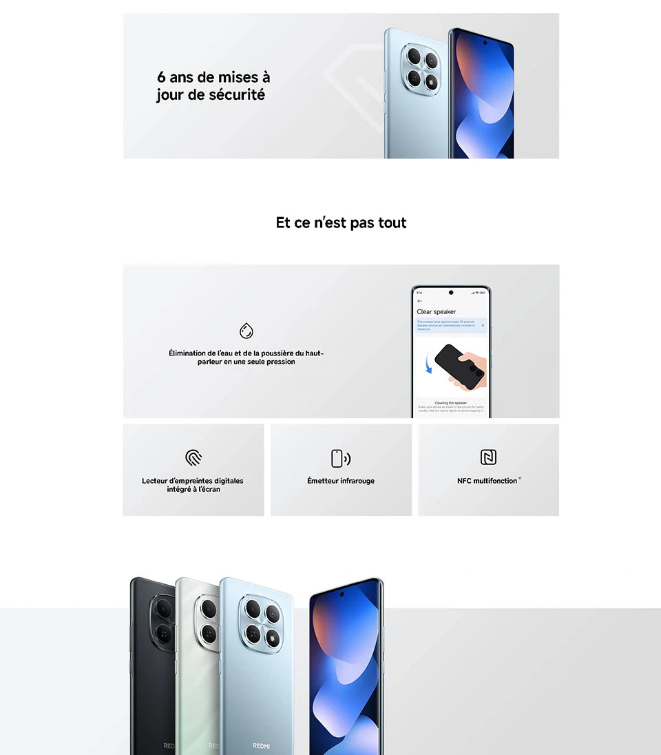 Xiaomi Redmi Note 15 4G, NFC, MediaTek Helio G100-Ultra, 6.77 inches, 120 Hz, 108 MP Camera, 6,000 mAh Battery, IP64