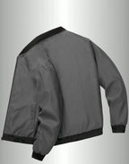 2024 Spring and Autumn New Baseball Collar Short Loose Solid Color Jacket Men's Business Casual Thin Coat Trend