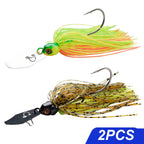 Spinner Bait 7g/9g/12g/14g/21g Fishing Lures Kit Set Pesca Chatter Weedless Metal Blade Rubber Jig Head Hook Wire Spinnerbait