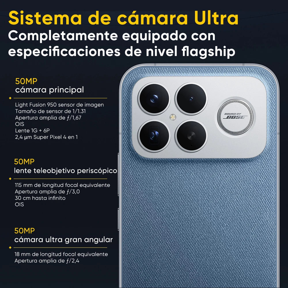 POCO F8 Ultra 5G Global Version Smartphone Snapdragon® 8 Elite Gen 5 6.9" Eye-care AMOLED display 6500mAh 100W HyperCharge NFC