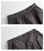DRUR Women's 2-in-1 Sports Skirt Pants Pocket High Waist Yoga Women’s Sports Leggings Gym Running Tennis  Yoga Pants Y2K
