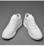 High Quality Men Sneakers Elevator Shoes for Men Fashion Casual Shoes Comfortable Leather Sports Shoes height increase 6/8/10cm