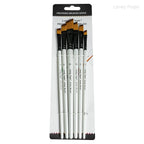 6/24/30Pcs Artist Paint Brush Set for Watercolor, Acrylic, Oil and All Media, Suitable for Canvas, Paper, Ceramic, Nylon Hair, W
