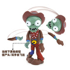 PLANTS VS ZOMBIES Crazy Dave Game Action Figure Roadblock Iron Bucket Grim Reaper Zombie Model Doll Kids Toys Children's Gifts
