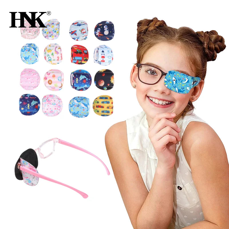 4/8Pcs Cute Kids Strabismus Treatment Vision Care Children Health Care Kids Child Occlusion Medical Lazy Eye Patch Eyeshade Ürün ana görseli