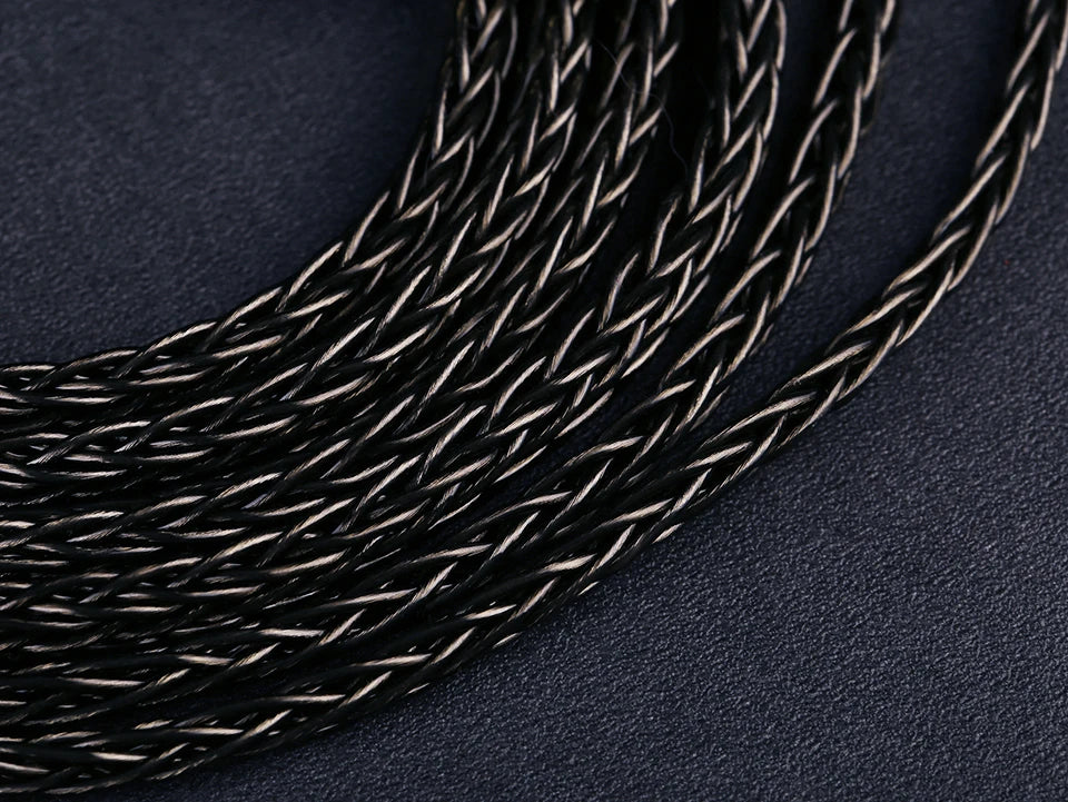 OPENHEART 16 Core Headphone Cable 1 to 2 jack dual 3.5/2.5/4.4mm/XLR Balance Cable For HIFIMAN DENON Replacement Cable 2m 3m