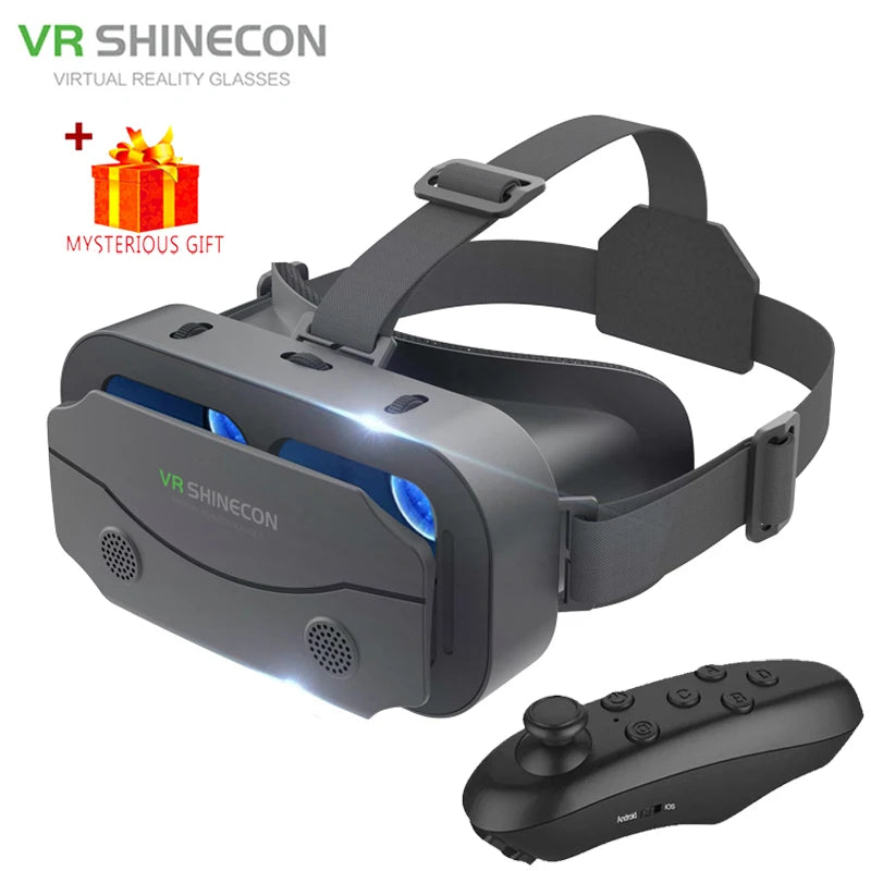 VR Glasses Virtual Reality Headset Viar Devices Helmet 3D Lenses Smart Goggles For Smartphones Phone Mobile Gogle Game Accessory Main image