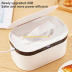 C4DA Baby Wipe Warmer and Wet Wipes Dispenser Wipes Warmer for Babies Diaper Wipe Warmer Large Capacity with Night Light