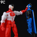 9L3D Lucky 13 Invincible Boy Conquer Omni Action Figure 3D Printed Anime Model Multi-Jointed Poseable Collectible Toy Gift Fan