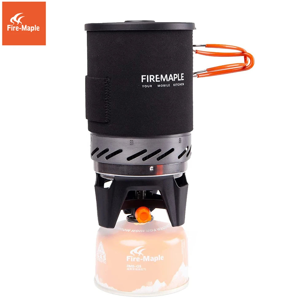 Fire Maple Star X1 Camping Stoves Outdoor Hiking Cooking System With Stove Heat Exchanger Pot Bowl Portable Gas Burners FMS-X1 Ürün ana görseli