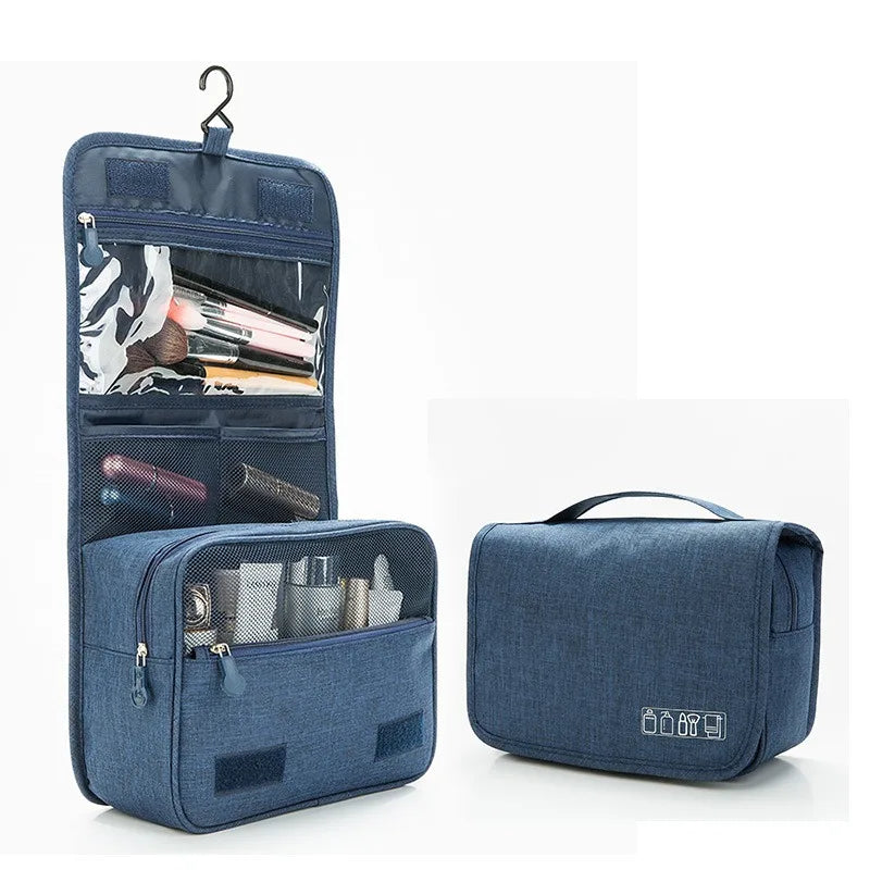 High Quality Women Makeup Bags Travel Cosmetic Bag Toiletries Organizer Waterproof Storage Neceser Hanging Bathroom Wash Bag Ürün ana görseli