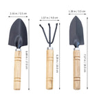 2Sets Garden Tool Set for Indoor Outdoor Gardening Hand Tools Kit with Trowel Rake Spade for Houseplants Succulents Bonsai