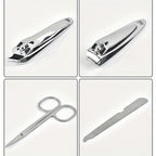 7-piece nail clipper set for home use, foot trimmer, beauty kit, nail clippers, nail tools, stainless steel nail clippers, packa