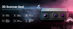 3DMakerpro Seal 3D Scanner, 0.05mm Resolution, 0.01mm Accuracy, 24-bit Color Capture, 5x More Detail Per Unit, Anti-shake Lens