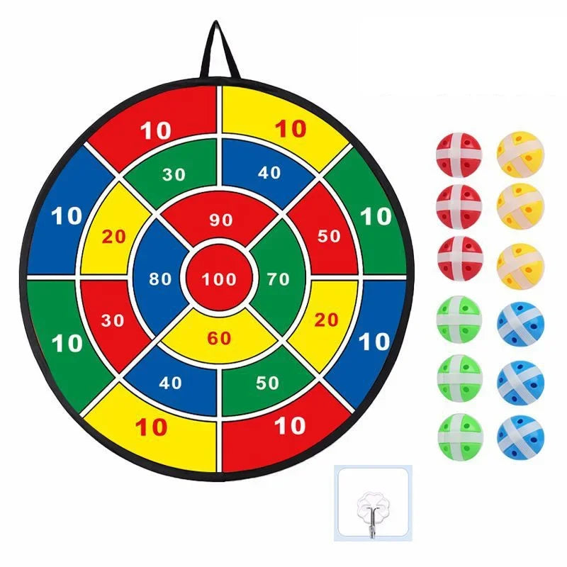 66CM Large Dart Board Kids Dart Board with Sticky Balls Boys Toys Indoor Sport Outdoor Fun Family Party Play Game Toys Ürün ana görseli