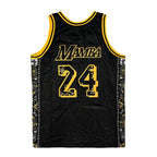 Men's Sleeveless Basketball Jersey,Snake Skin Vest Embroidered Lettering, Loose Fit, Sports Uniform for Summer Men Clothing