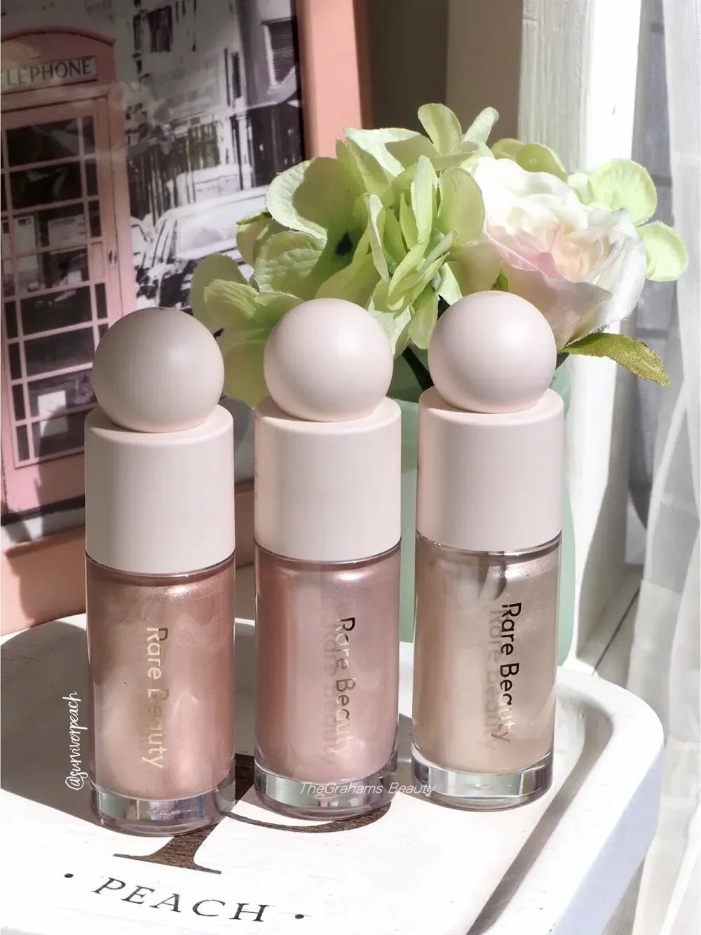 Rare Beauty Light Silky Touch Highlighter Soft Pinch Liquid Blush Positive Light Lqiuid Luminizer Stay Vulnerable Melting Blush