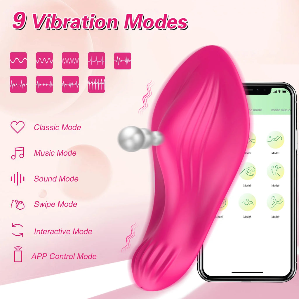 APP Control G-Spot Clitoris Vibrator for Women Clit Stimulator Female Wearable Vibrating Panties Massager Sex Toy Adult Products