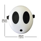 Game Bros Shy Guy Mask Cosplay Funny Unisex Kid Boys Girls Adlut Thicken Plastick Masks Halloween Carnival Party Costume Props
