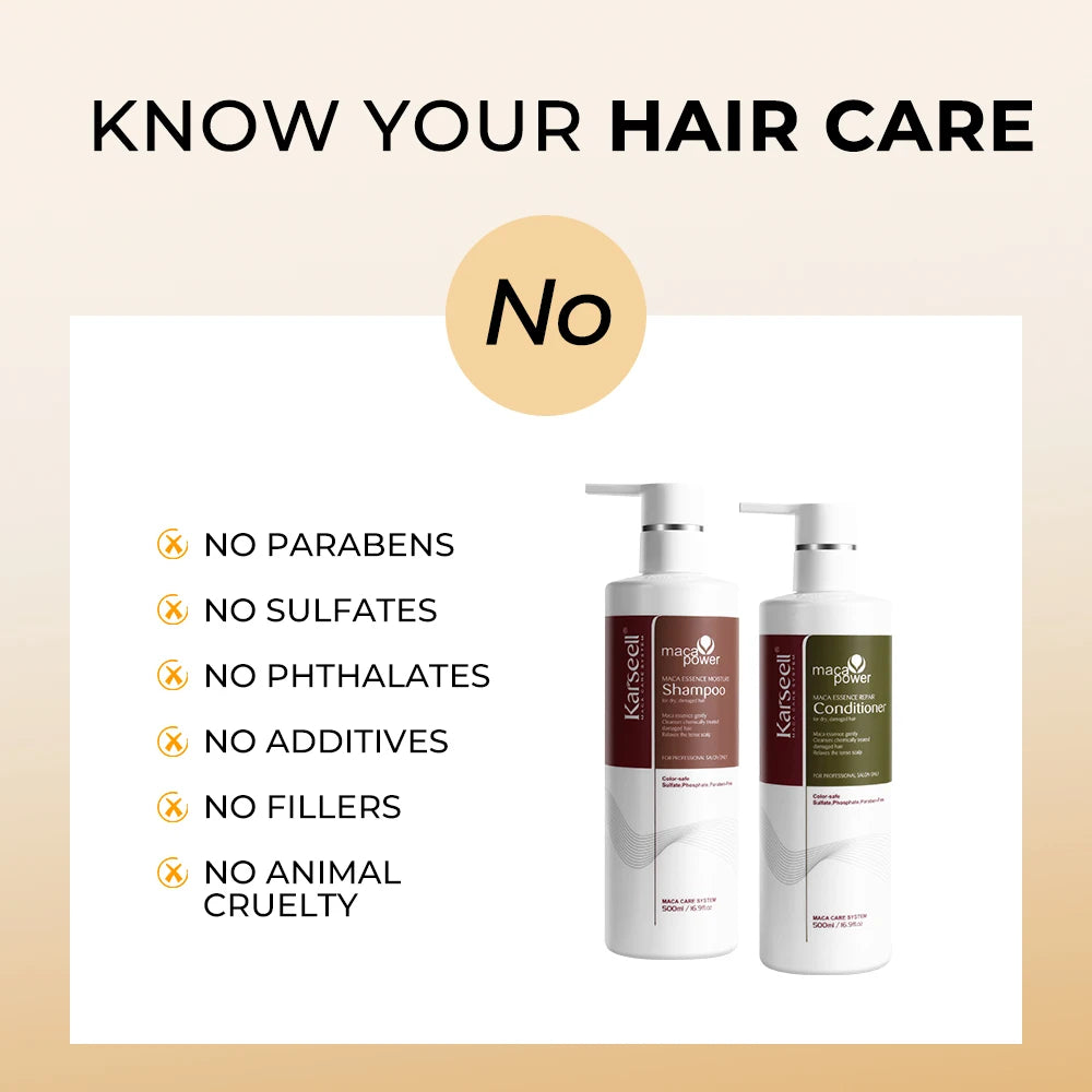 Karseell Collagen Hair Treatment Repair Conditioning, Shampoo and Conditioner for Dry Damaged Hair All Hair Types Hair care Gift